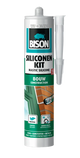 Bison siliconenkit bouw wit 310ml