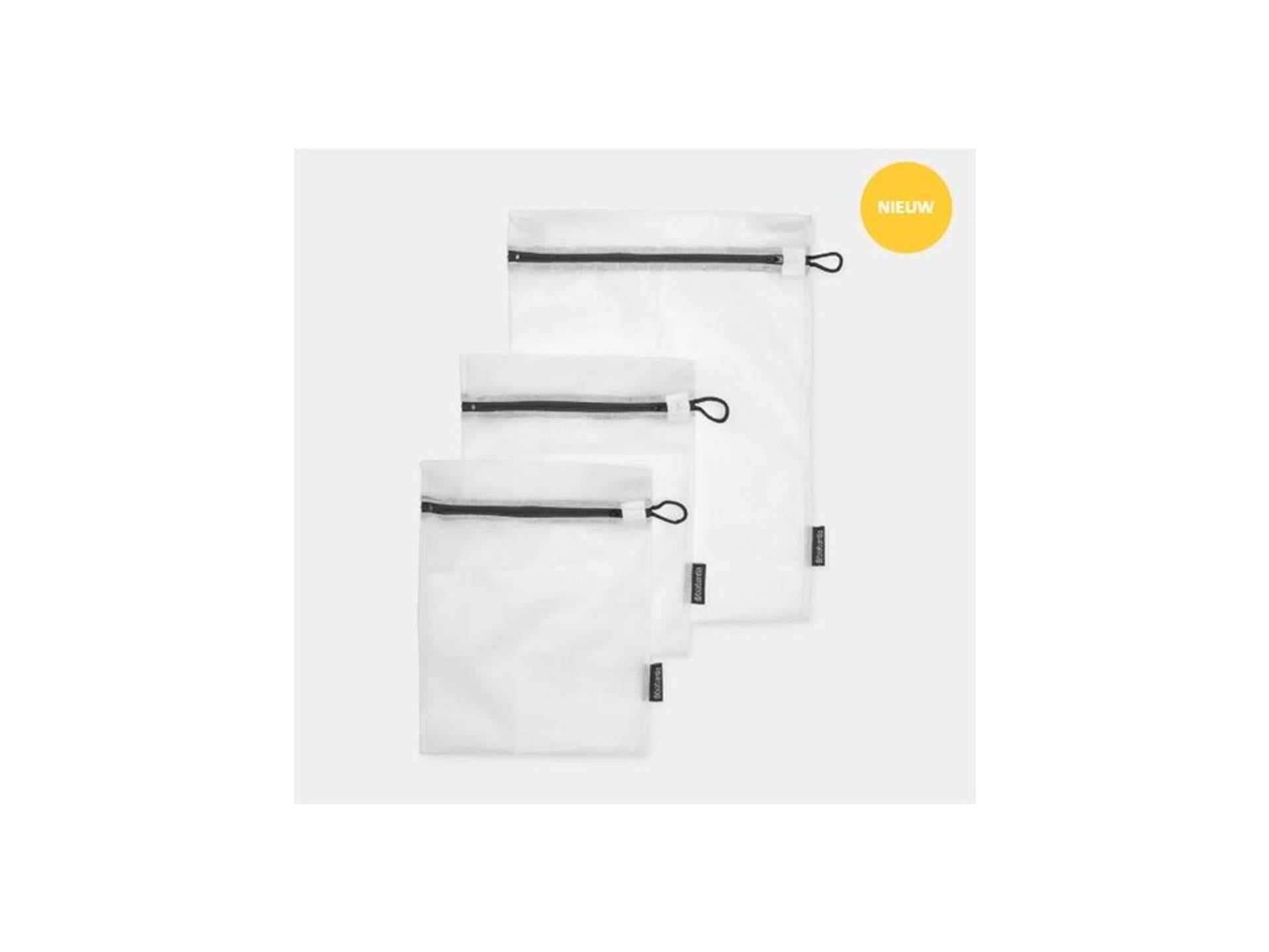 Brabantia waszakjes in 2 maten set a 3 stuks wit