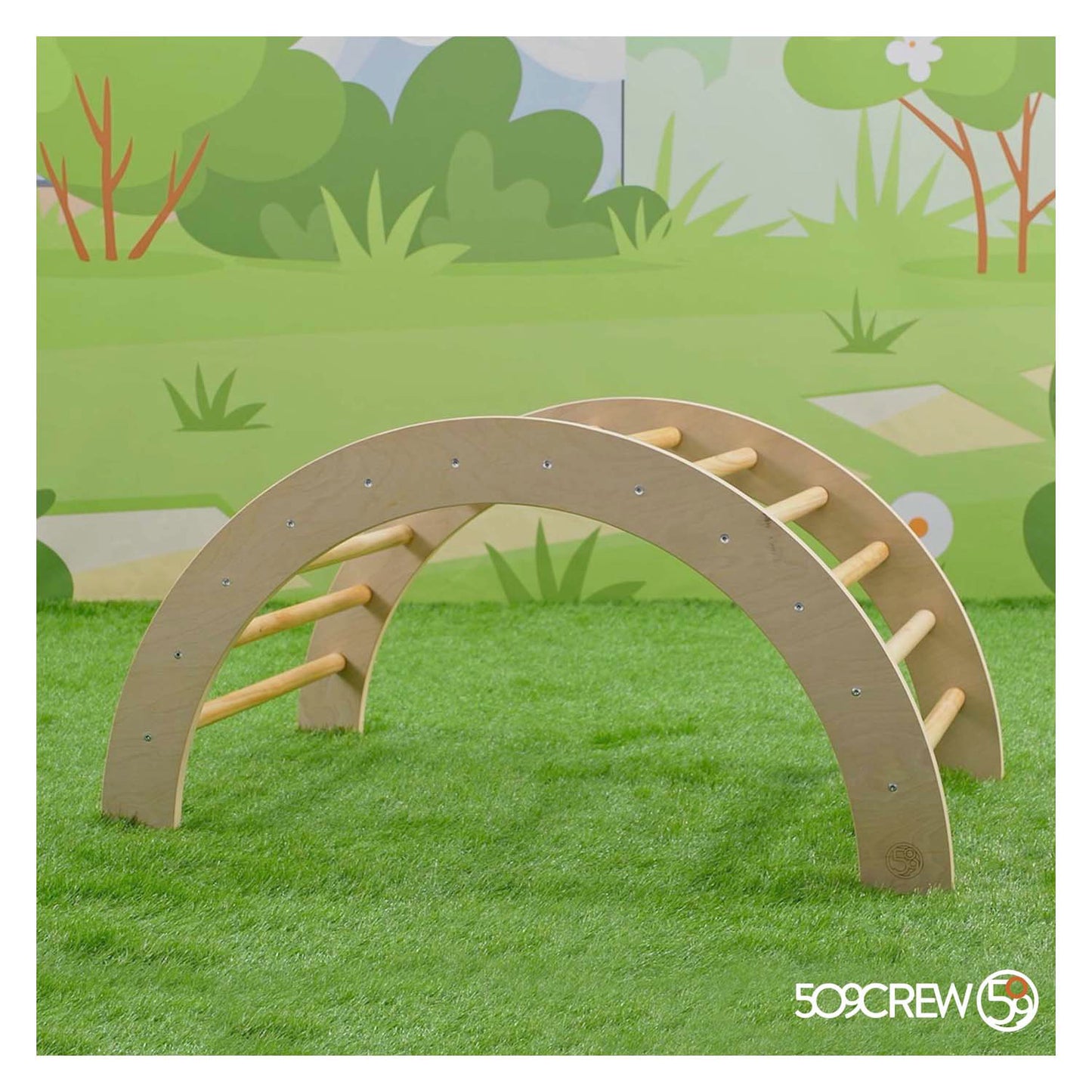 509 crew houten boogklimmen 2-in-1