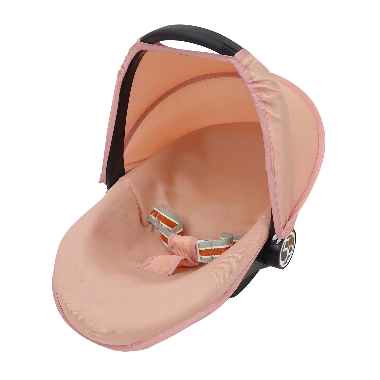 509 crew 3-in-1 poppenautostoel - roze