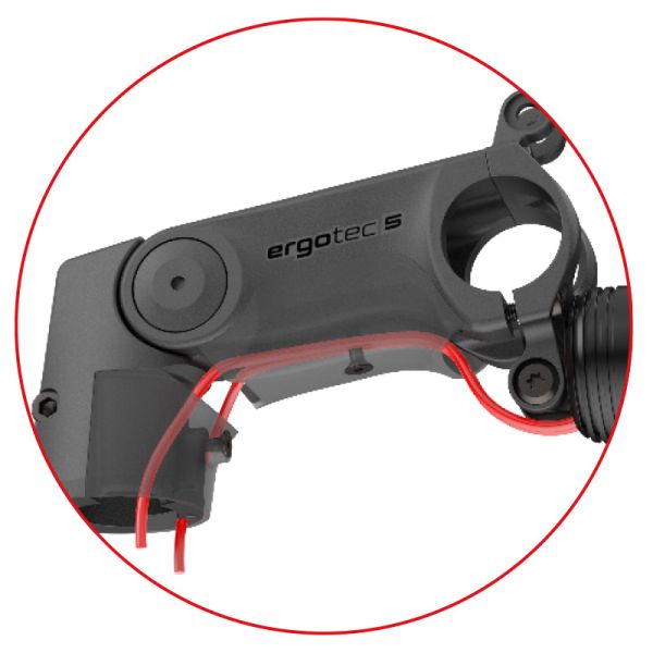 Ergotec stuurpen ahead sepia xl fi ø28.6mm 90mm ø31.8mm - zwart