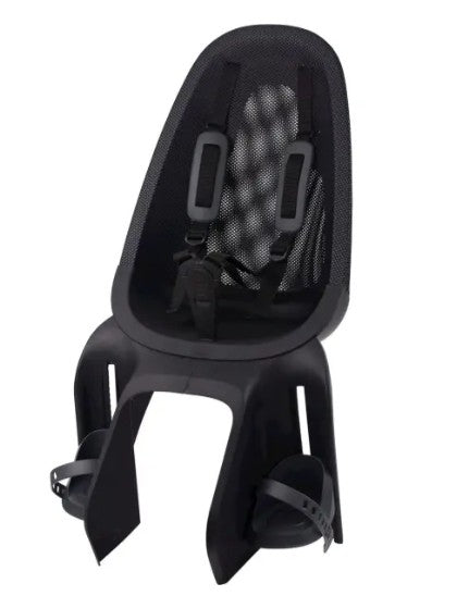 Qibbel air fietsstoeltje achter mik-hd bevestiging - fietszitje - midnight black