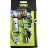 Mirage fietskarkoppeling zadelpen bevestiging, zilver, 22~24mm - afbeelding 1