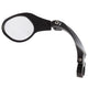 Mirage Stuurspiegel links 9 cm zwart