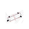 Topeak frametas MidLoader 6L zw, Nylon straps, Zwart