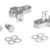 Mirage crankverkorters met rvs bouten aluminium t6 zilver