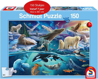 Schmidt - legpuzzel - dieren in het noordpoolgebied - 150 stukjes - kinderen - vanaf 7 jaar