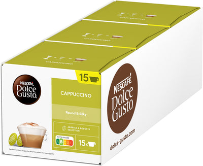 Nescafé dolce gusto capsules cappuccino - 90 koffiecups voor 45 koppen koffie