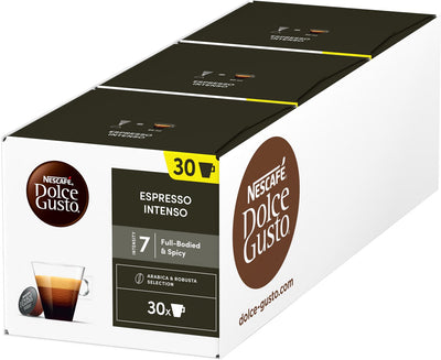 Nescafé dolce gusto capsules espresso intenso - 90 koffiecups voor 90 koppen koffie