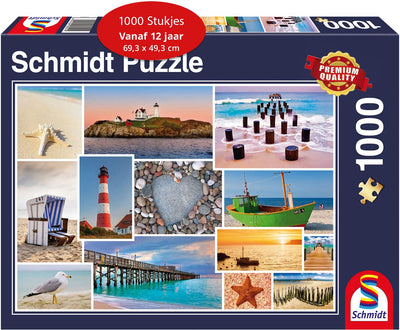 Schmidt - legpuzzel - aan zee - 1000 stukjes - volwassenen - vanaf 12 jaar