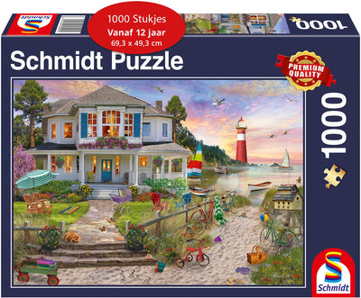 Schmidt - legpuzzel - het strandhuis - 1000 stukjes - volwassenen - vanaf 12 jaar