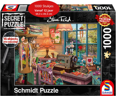 Schmidt - legpuzzel - in de naaikamer - steve read - 1000 stukjes - volwassenen - vanaf 12 jaar