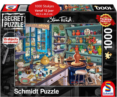 Schmidt - legpuzzel - kunstenaarsatelier - steve read - 1000 stukjes - volwassenen - vanaf 12 jaar