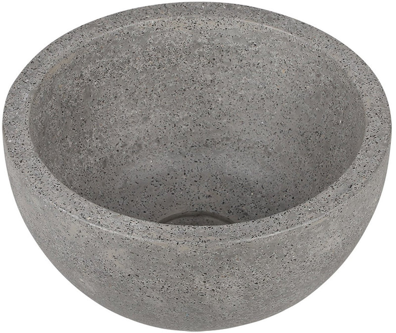 Differnz river waskom - 23x23x12cm - terrazzo grijs fijn