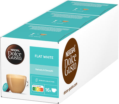 Nescafé dolce gusto capsules flat white - 48 koffiecups voor 48 koppen koffie