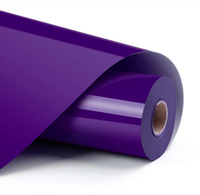 Loklik heat transfer vinyl basic - purple - paars - 30.5 x 180 cm