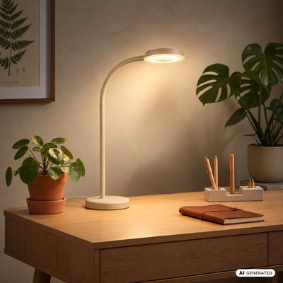 Briloner megg – bureaulamp led – tafellamp met warm wit licht – dimbaar tafellampje met touchbediening – thuiskantoor – h.: 40cm – beige