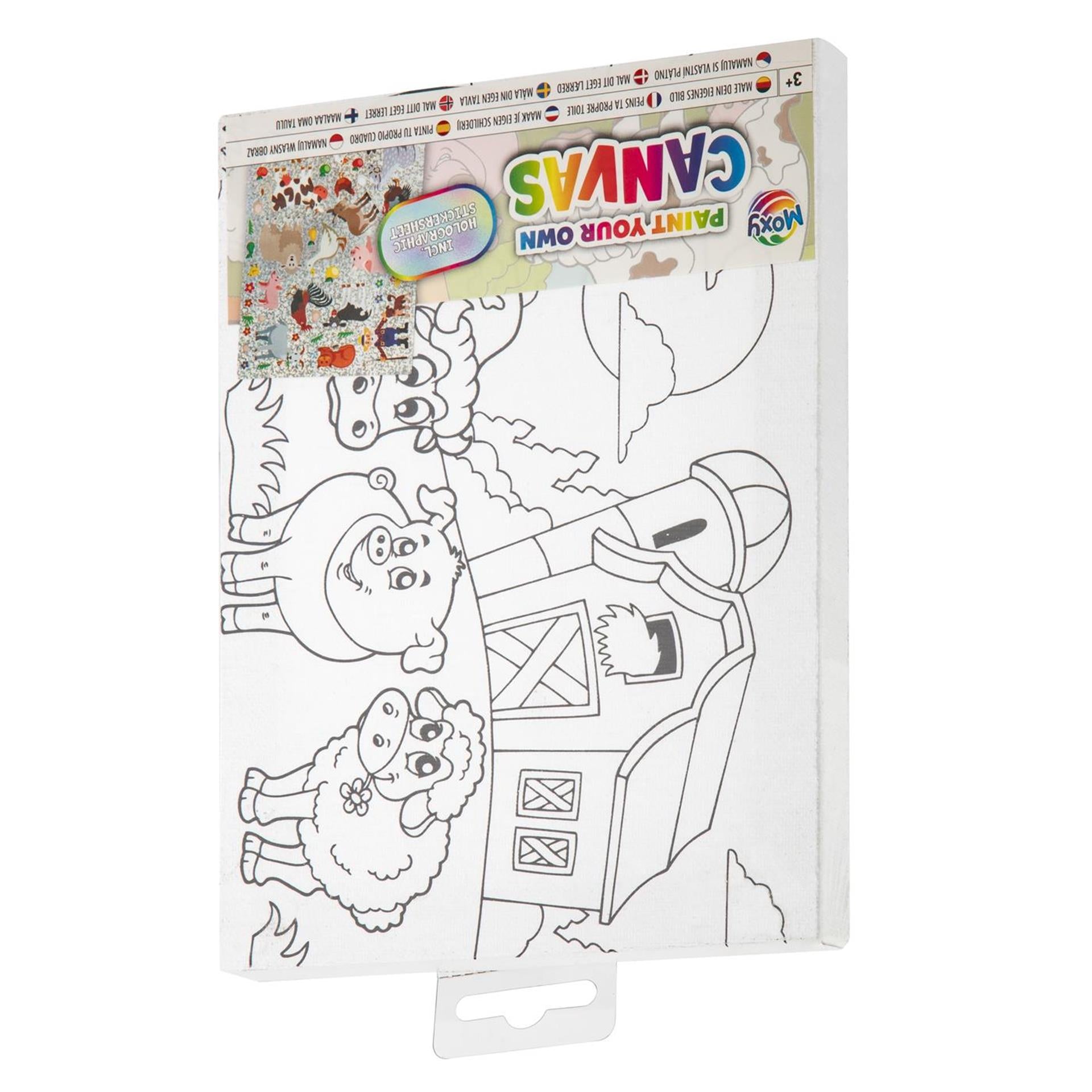Grafix schilder je eigen canvas 20x15cm