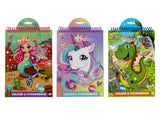 Moxy kleur stickerboek 16 pagina's 1 puffy stickersheet 1 stickersheet 29x21cm - afbeelding 1