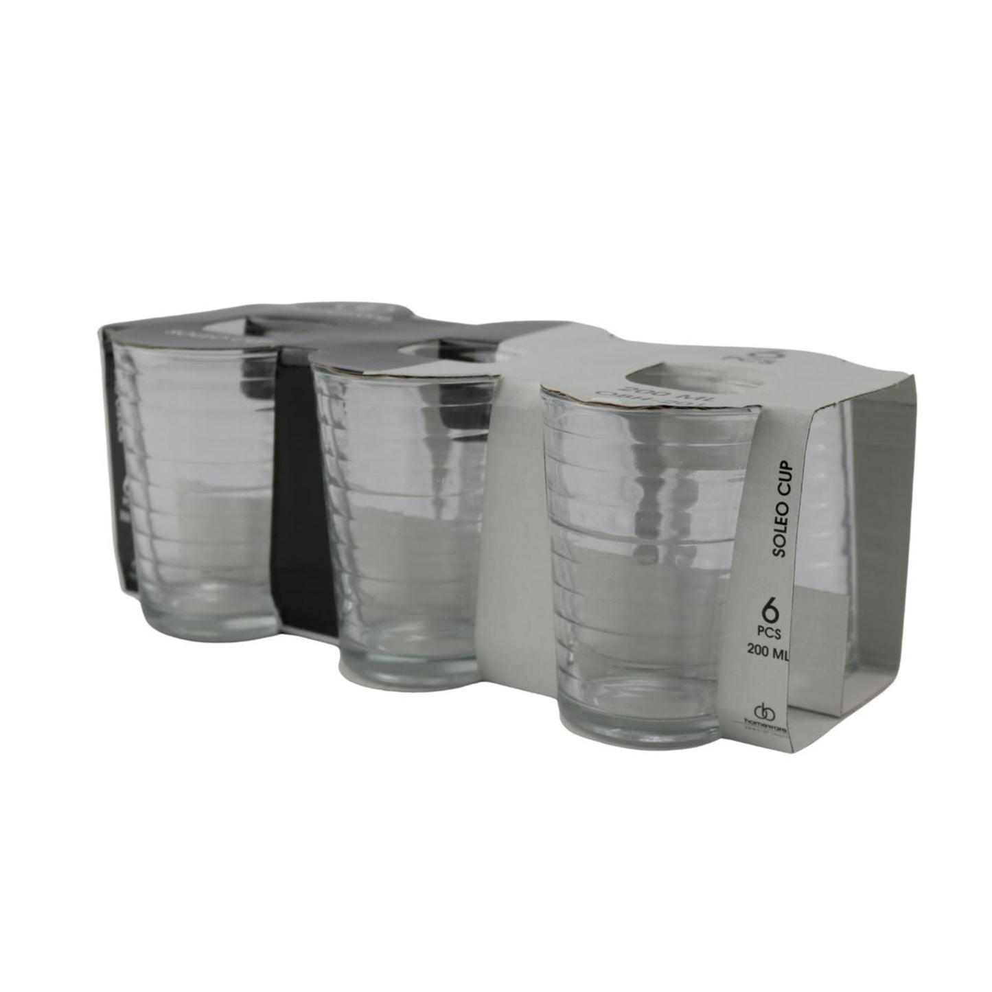 Glas soleo 200ml set a 6 26x13x10cm