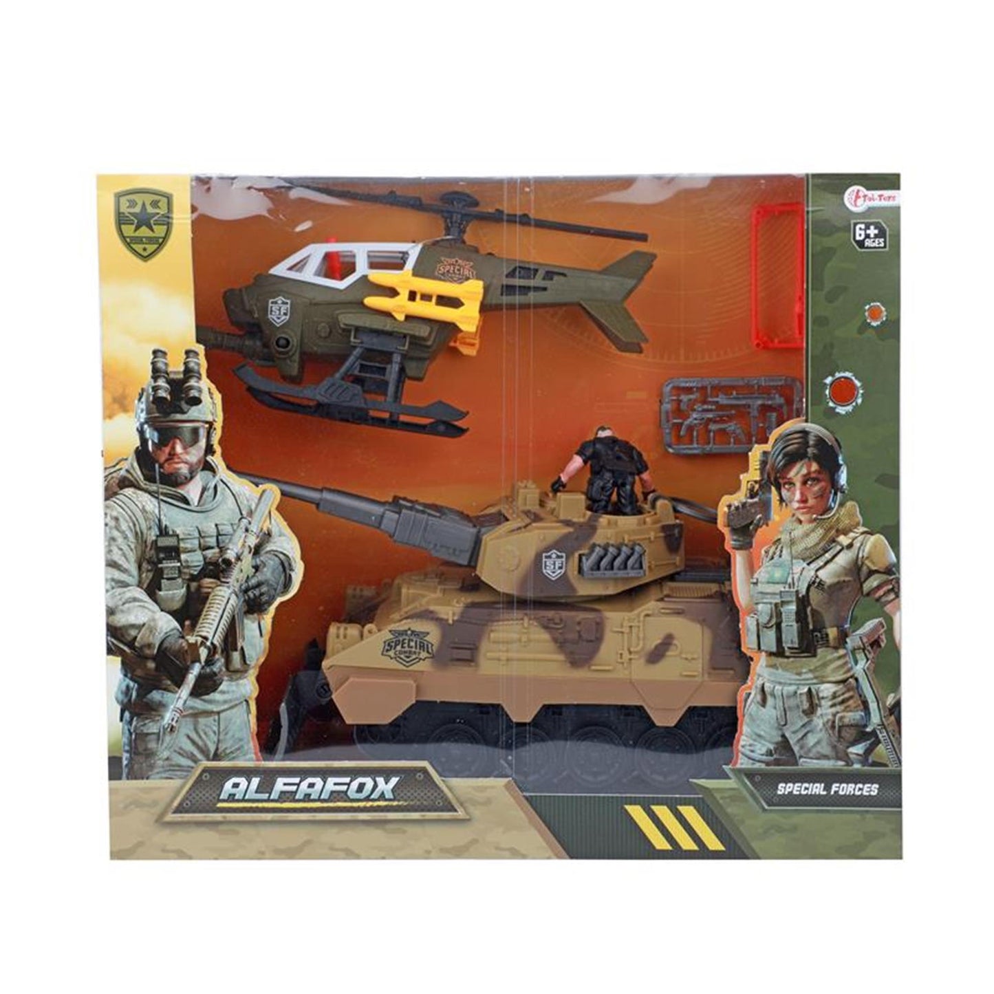 Toi-toys toi toys speelset militair + accessoires