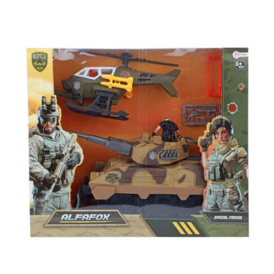 Toi-toys toi toys alfafox speelset militair met accessoires