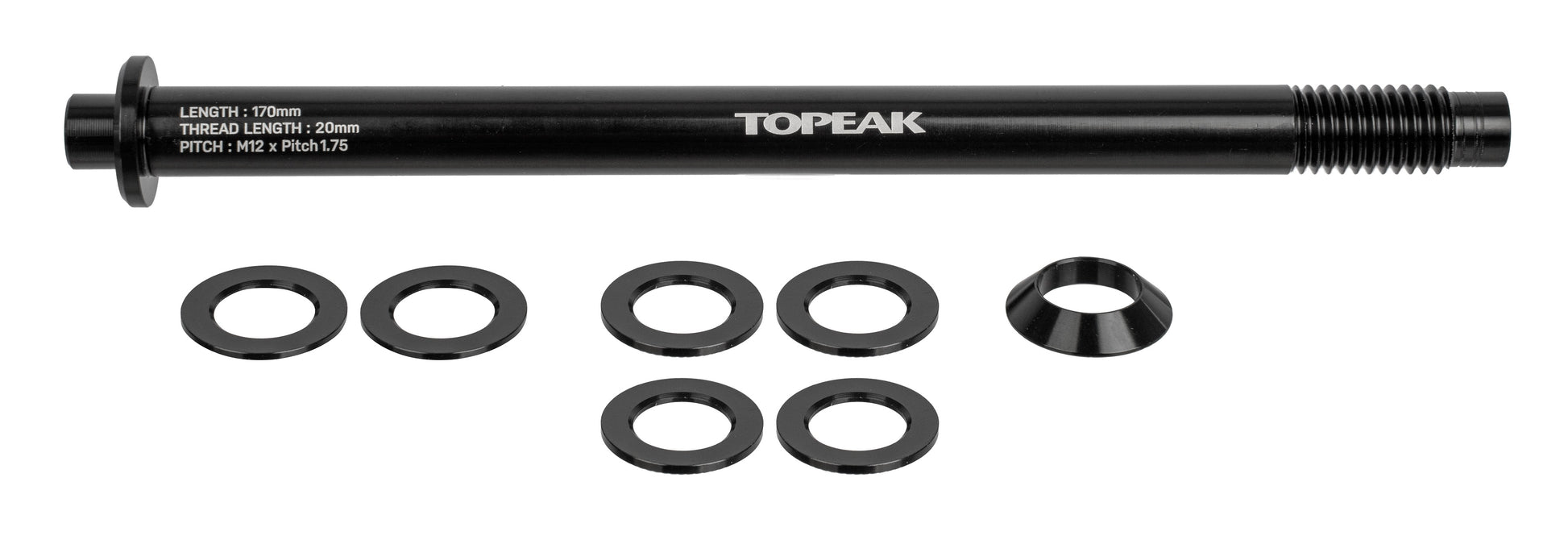 Topeak z__i___rak series thru-axle - pitch 1.75mm thread - sram maxle
