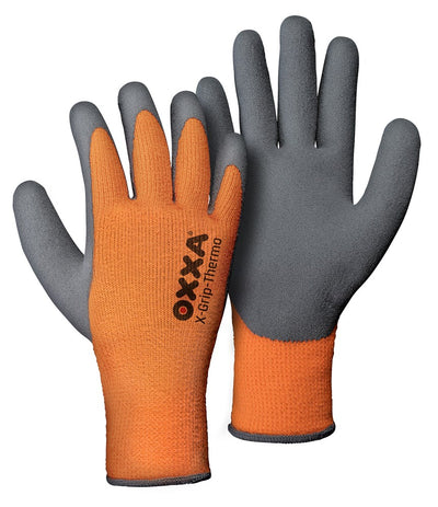 Oxxa x-grip-thermo veiligheidshandschoen 51-850 or. grijs, 9 - 15185009 - 15185009