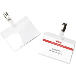 Clipbadges od 90x60mm 25stuks