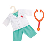 Heless poppen doktersoutfit met stethoscoop, 28-35 cm - afbeelding 1