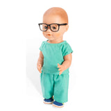 Heless poppen doktersoutfit met stethoscoop, 28-35 cm - afbeelding 3