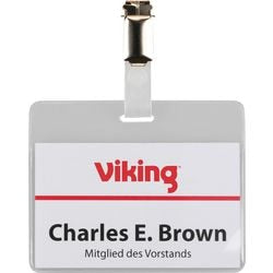 Clipbadges od 90x60mm 50stuks