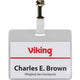 Clipbadges vk 90x60mm 50stuks