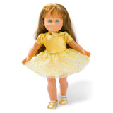 Heless poppenjurk goud, 28-35 cm - afbeelding 2