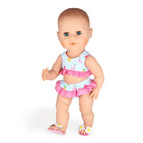 Heless poppen bikini met slippers flamingo, 28-35 cm - afbeelding 3