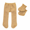 Heless poppenmaillot met sokken - goud, 35-45 cm