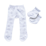 Heless poppenmaillot met sokken - sneeuwvlokken, 35-45 cm - afbeelding 1