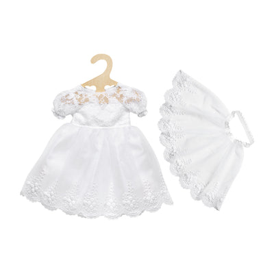Heless poppen trouwjurk met sluier, 28-35 cm