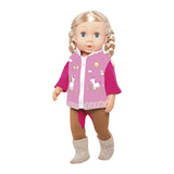Heless poppenoutfit paardrijden - eenhoorn, 28-35 cm - afbeelding 3