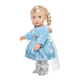 Heless poppenjurk ijsprinses met cape, 28-35 cm - afbeelding 4