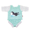 Heless poppen zwemset pinguin, 35-45 cm