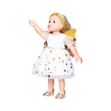 Heless poppenjurk engel met sterren, 28-35 cm - afbeelding 4