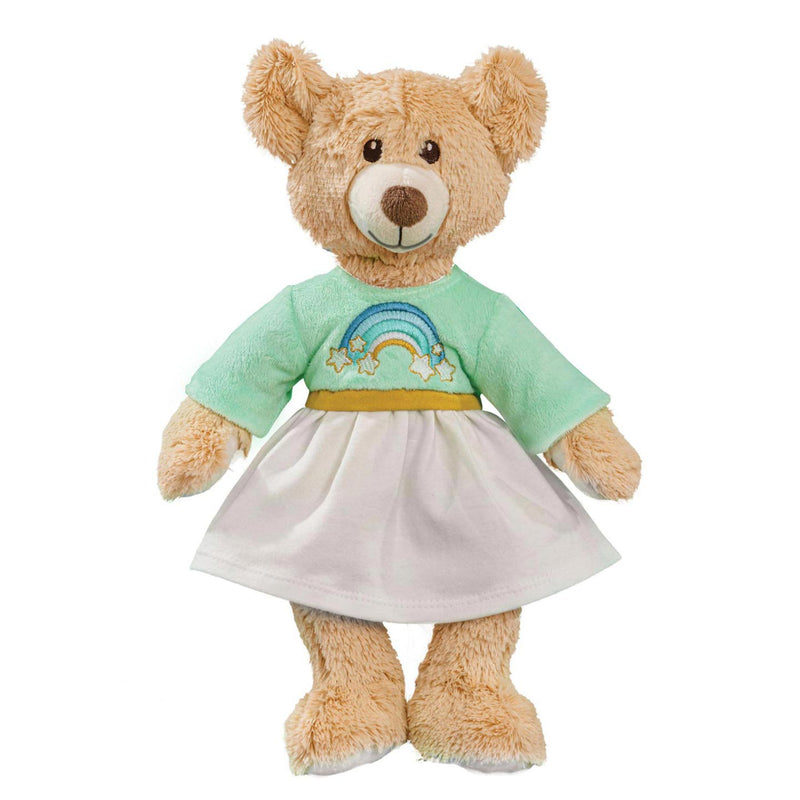Heless knuffel pluche teddy rainbow, 32cm