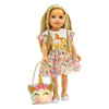 Heless pu-glitzerkleid einhorn goldy,gr.28-35cm