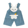 Poppen Tuinbroek met Gestreept Shirt Bunny Lou, 28-35 cm