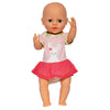 Heless poppen body met tutu bunny lou, 28-35 cm