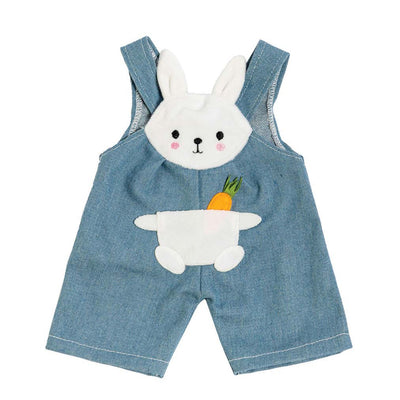 Heless poppen tuinbroek met gestreept shirt bunny lou, 35-45 cm