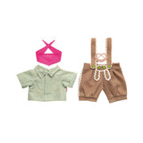 Heless poppenkleding lederhosen met overhemd en sjaal, 28-35 cm - afbeelding 2