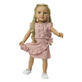 Heless poppen wikkelrok roze met ruches, 28-35 cm - afbeelding 4