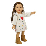 Heless poppenlaarsjes suede, 38-45 cm - afbeelding 2